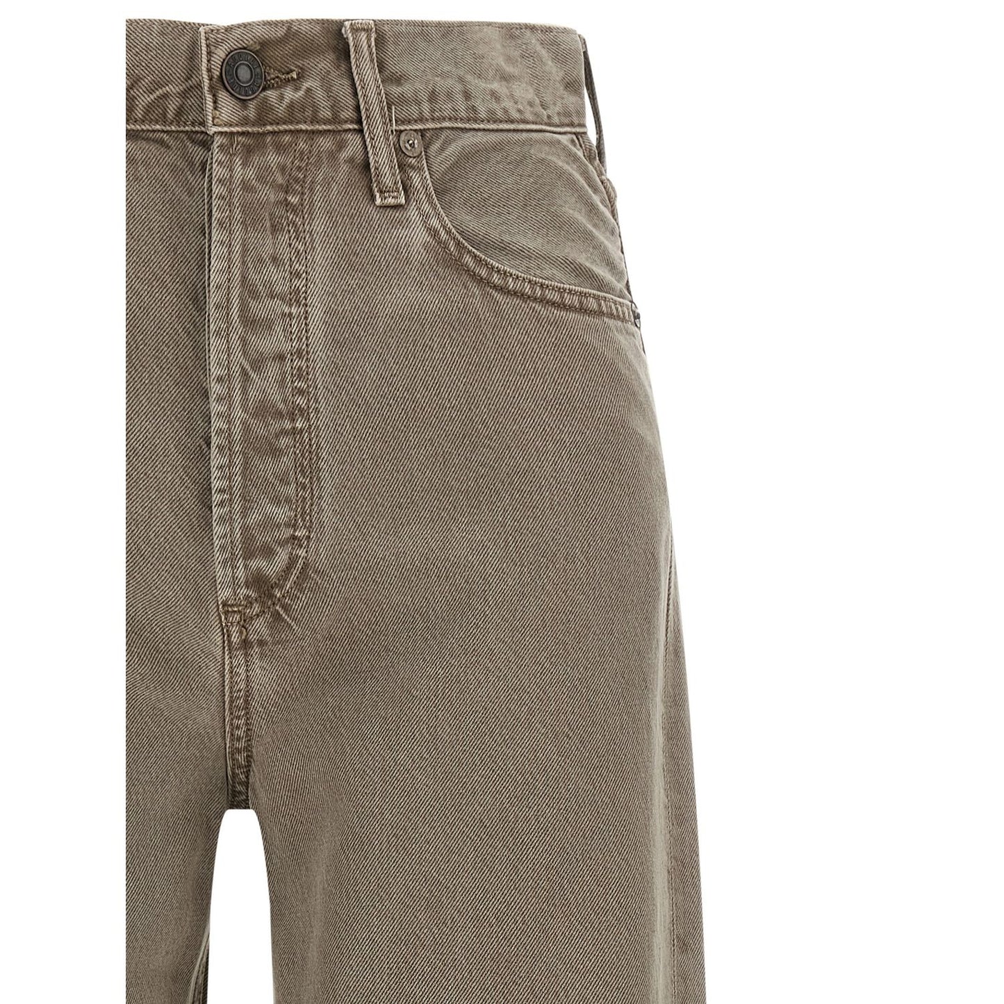 Agolde Brown Lyocell Relaxed Fit Jeans