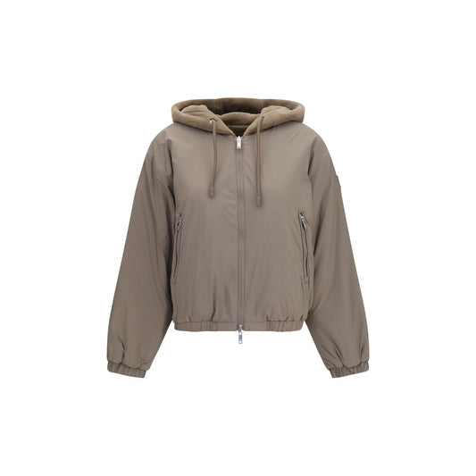 Moose Knuckles Brown Recycled Polyester Sweatshirt