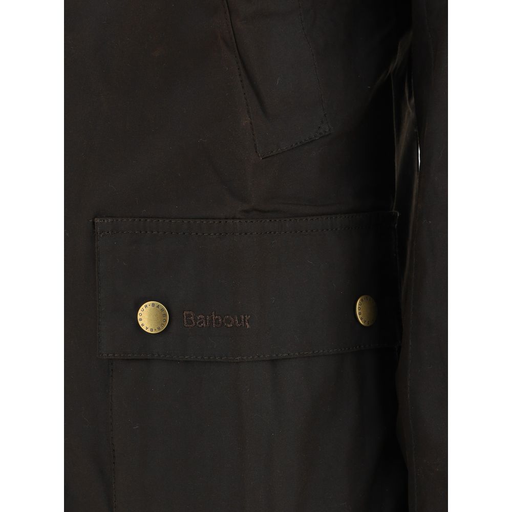 Barbour Bicolor Cotton Full-Length Jacket