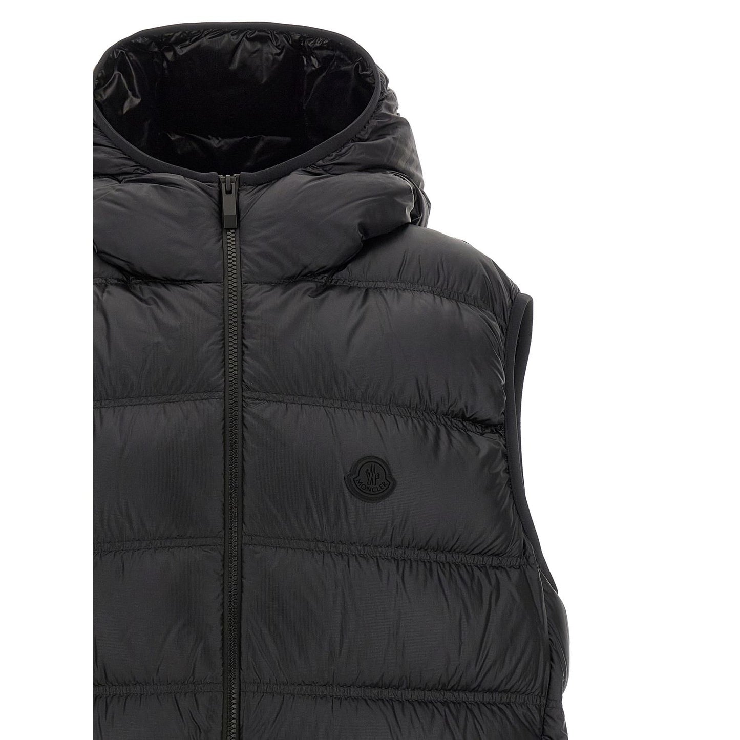 Moncler Black Polyamide Sleeveless Jacket