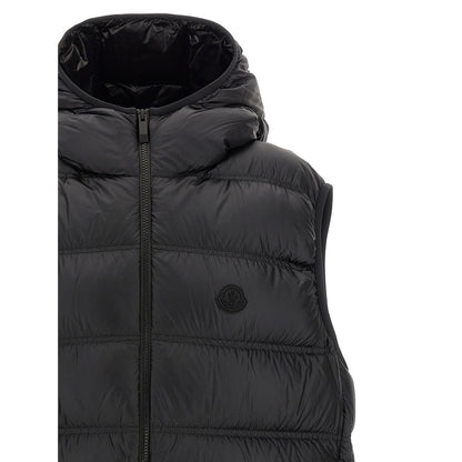 Moncler Black Polyamide Sleeveless Jacket