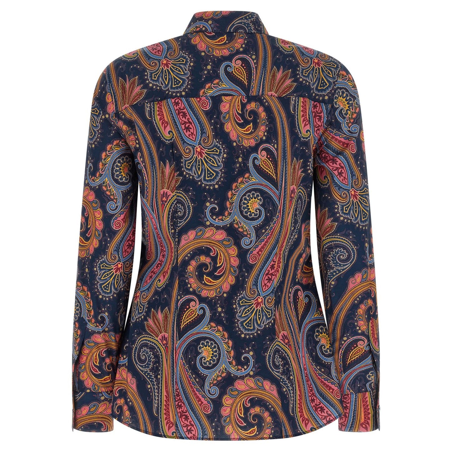 Etro Blue Cotton Blouse