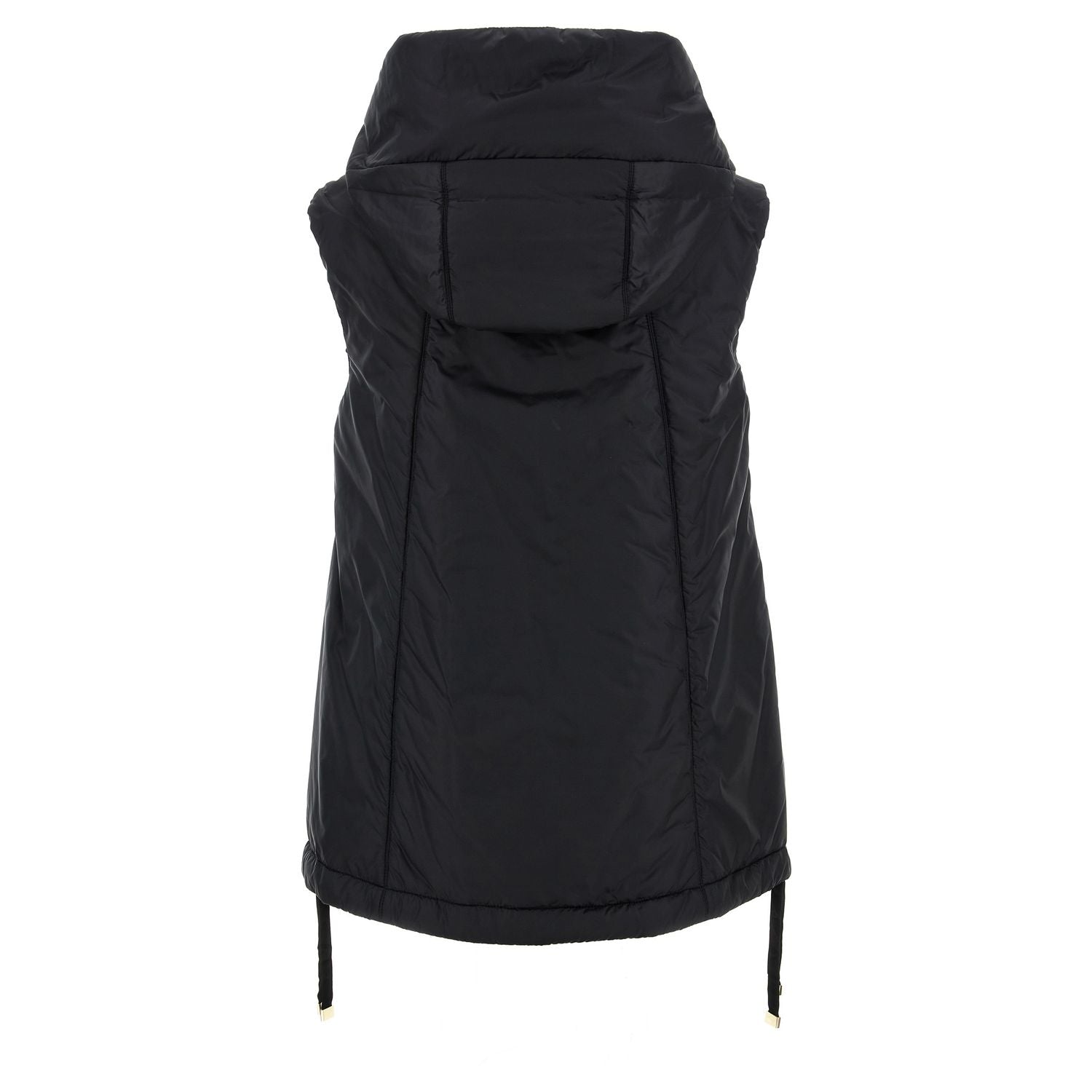 Max Mara Black Polyester Sleeveless Jacket