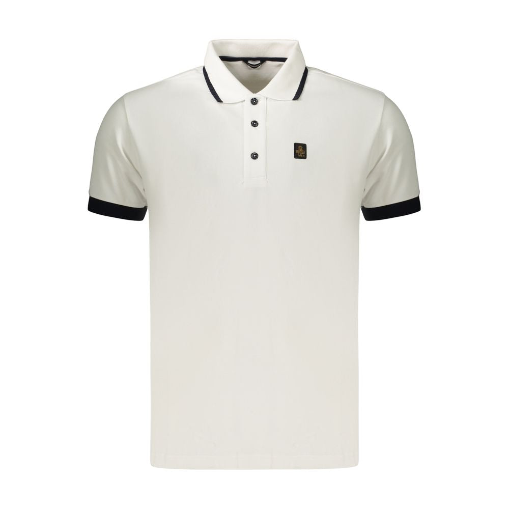 Refrigiwear White Cotton Men's Polo