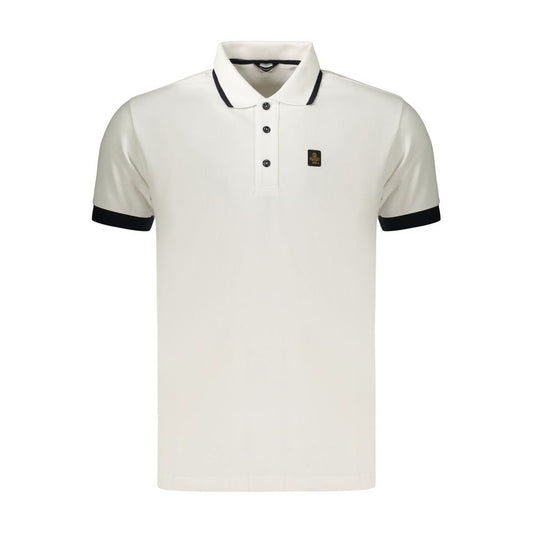 Refrigiwear White Cotton Men's Polo