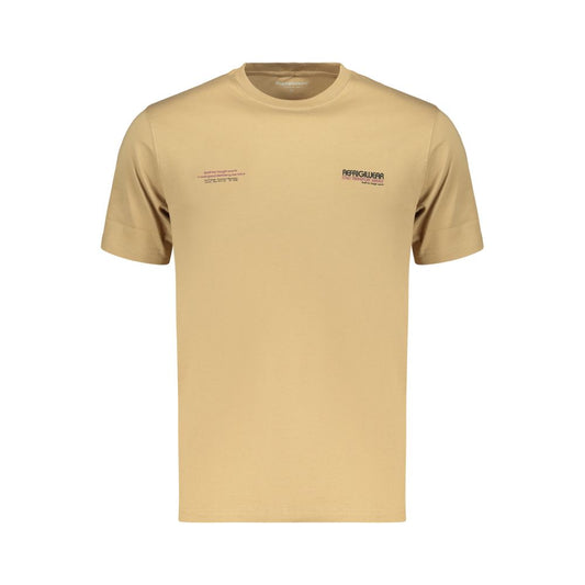 Refrigiwear Brown Cotton Men's T-Shirt