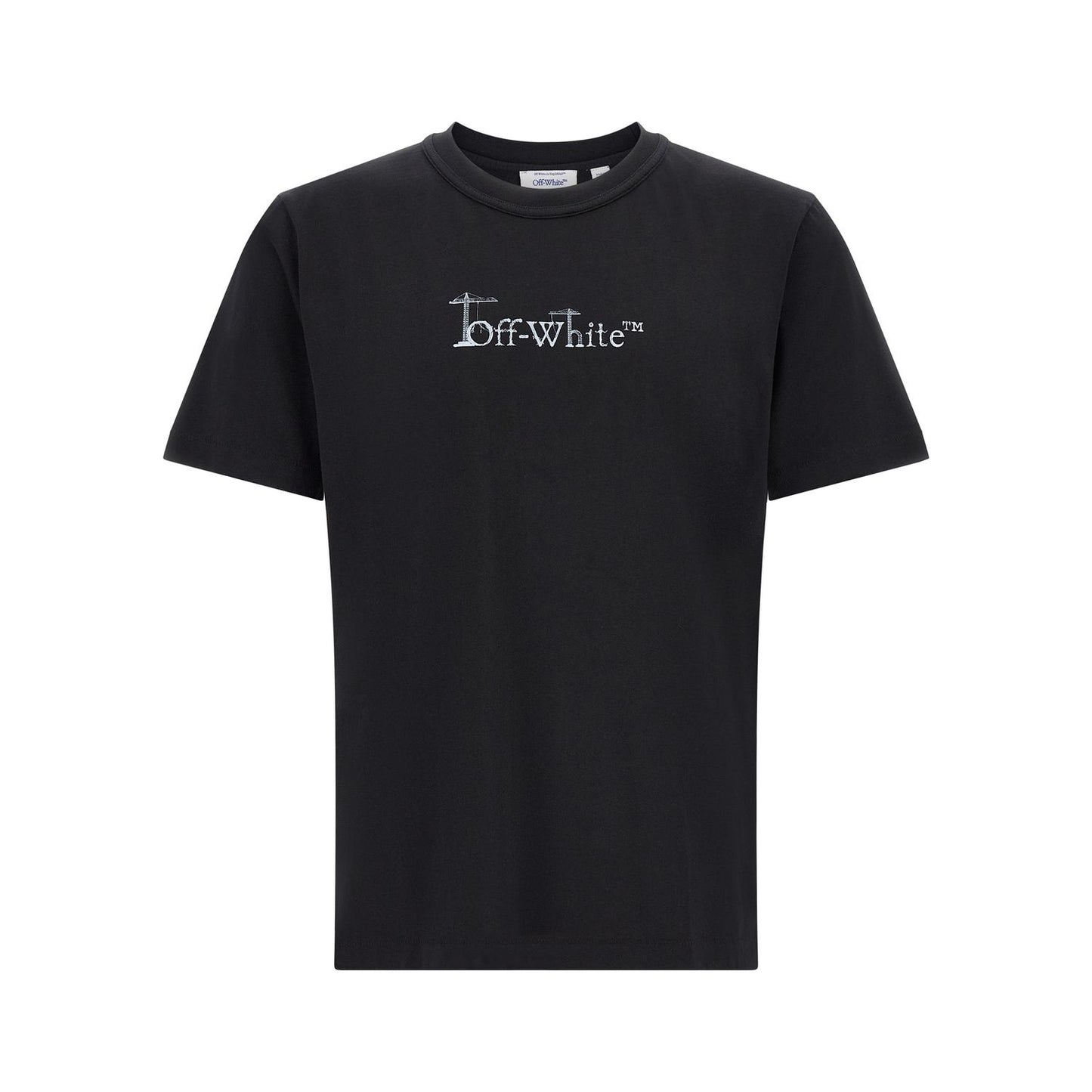 Off-White Black Cotton T-Shirt