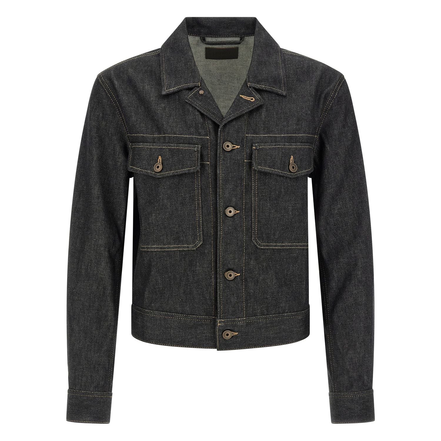 Lemaire Blue Cotton Denim Jacket