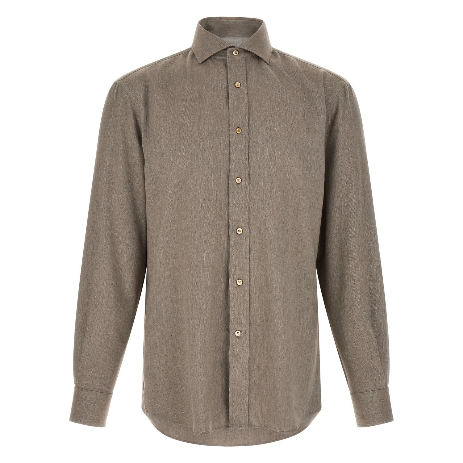 Brunello Cucinelli Gray Cotton Blouse