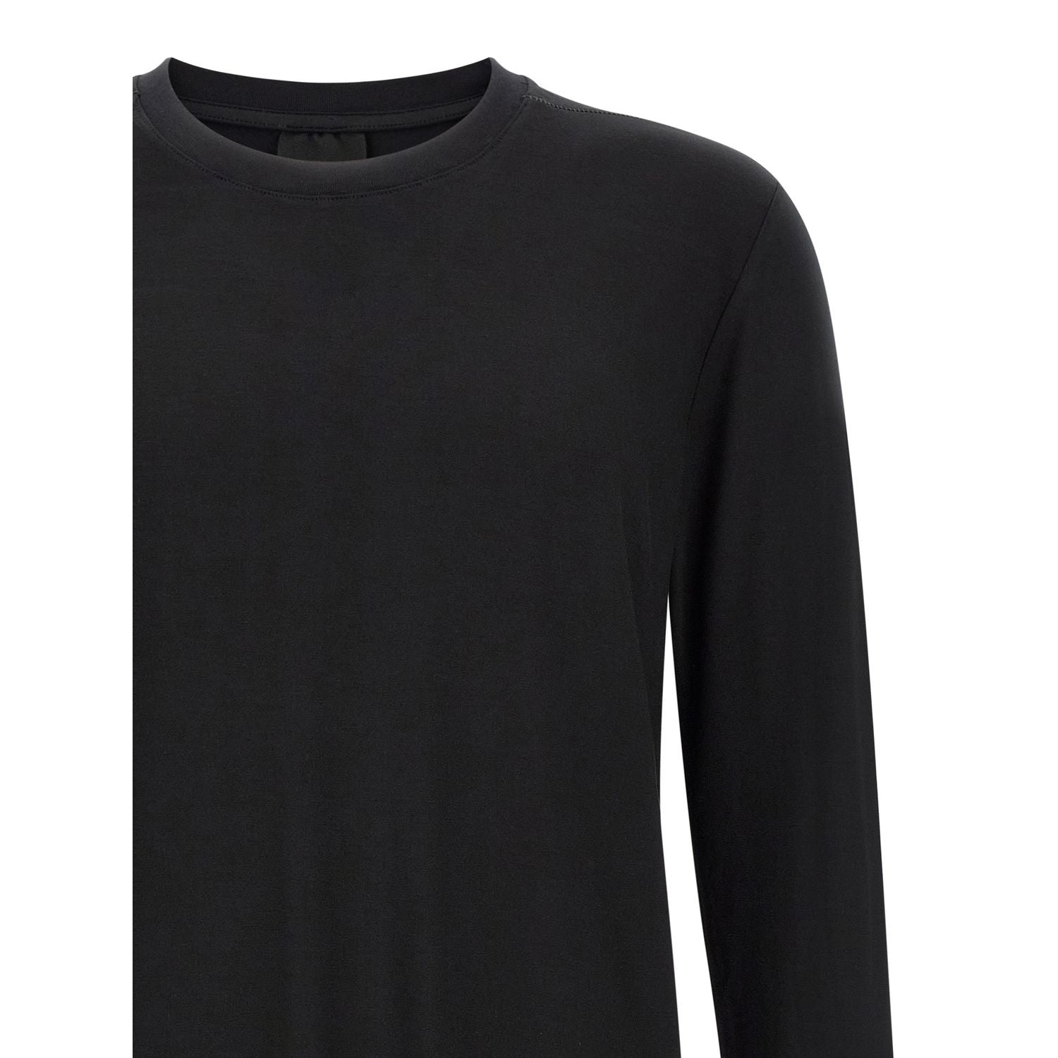 Thom Krom Black Viscose T-Shirt