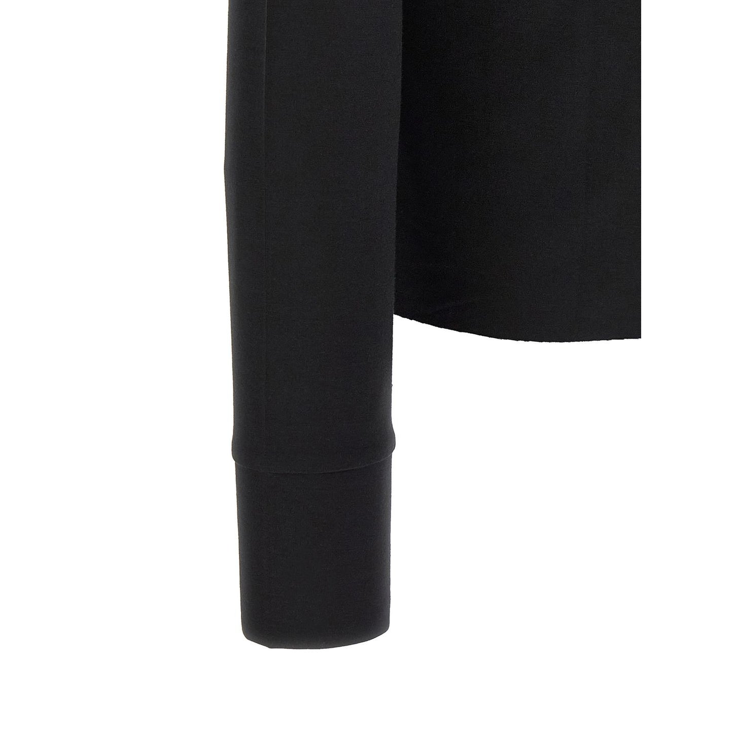 Thom Krom Black Viscose T-Shirt