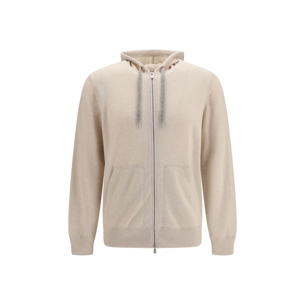 Brunello Cucinelli Beige Cashmere Sweatshirt