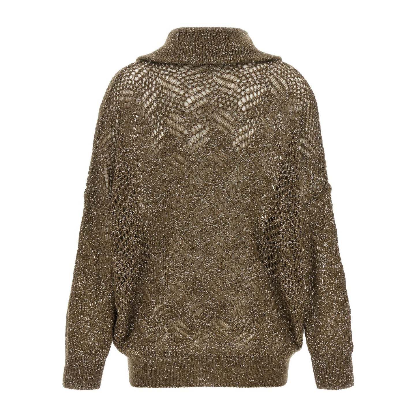 Brunello Cucinelli Brown Polyamide Cardigan