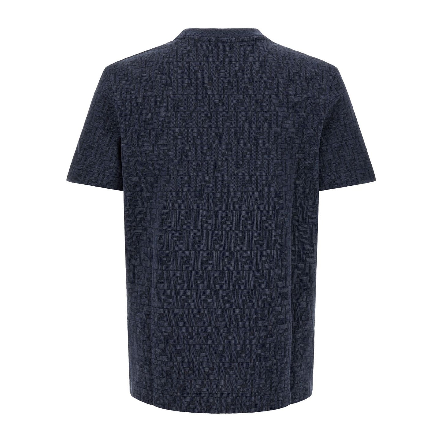 Fendi Blue Cotton T-Shirt