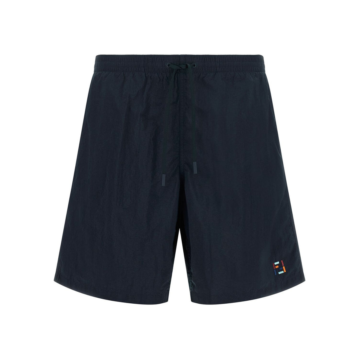 Fendi Blue Polyamide Swim Shorts