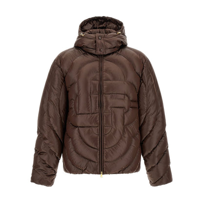 Casablanca Brown Polyamide Full-Length Jacket