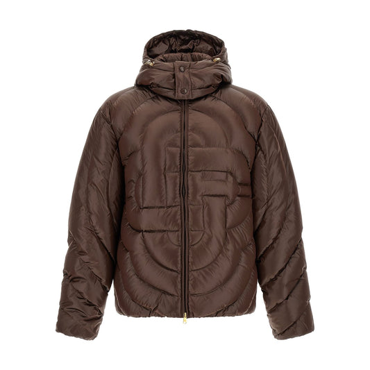 Casablanca Brown Polyamide Full-Length Jacket