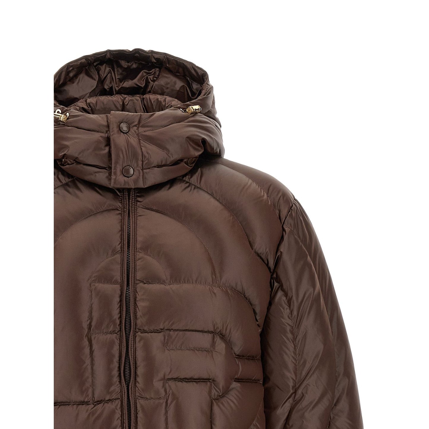 Casablanca Brown Polyamide Full-Length Jacket