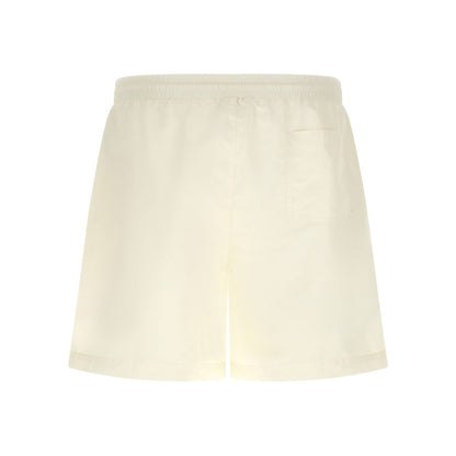 Brunello Cucinelli White Polyester Swim Shorts