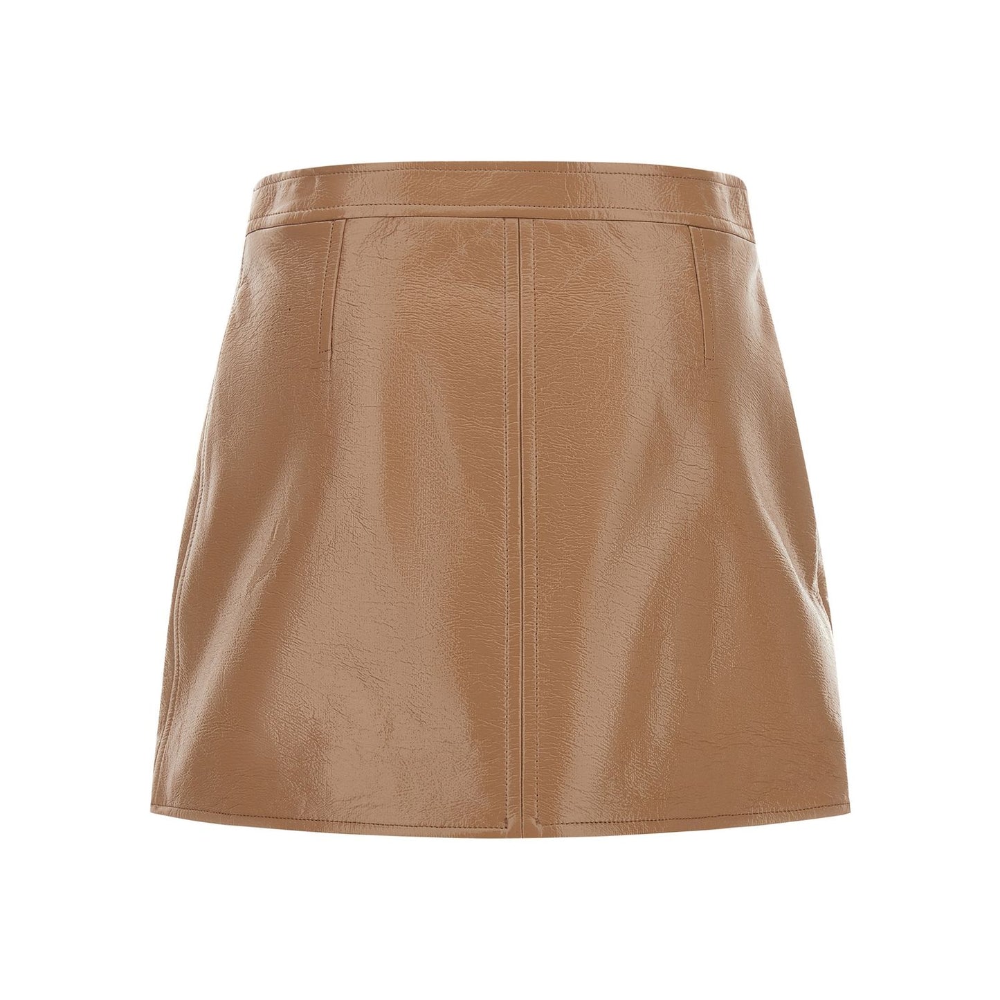 Courrèges Beige Cotton Long Skirt