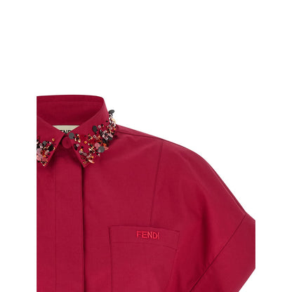 Fendi Multicolor Cotton Blouse