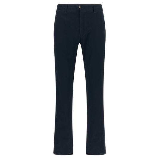 Incotex Blue Cotton Casual Pants