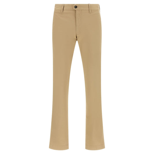 Incotex Beige Cotton Chino Pants