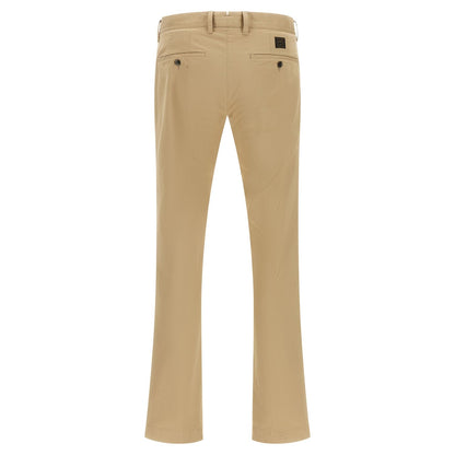 Incotex Beige Cotton Chino Pants