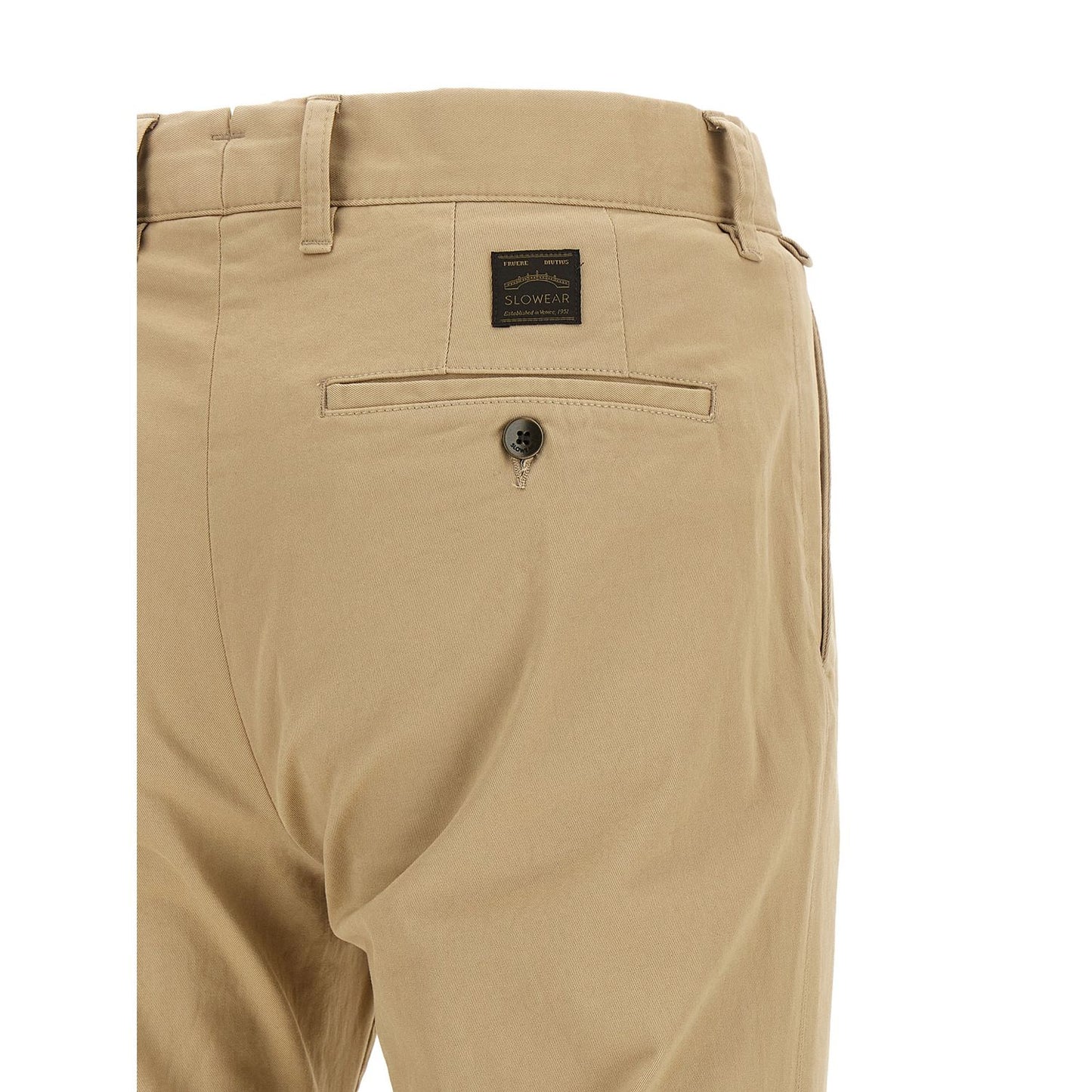Incotex Beige Cotton Chino Pants