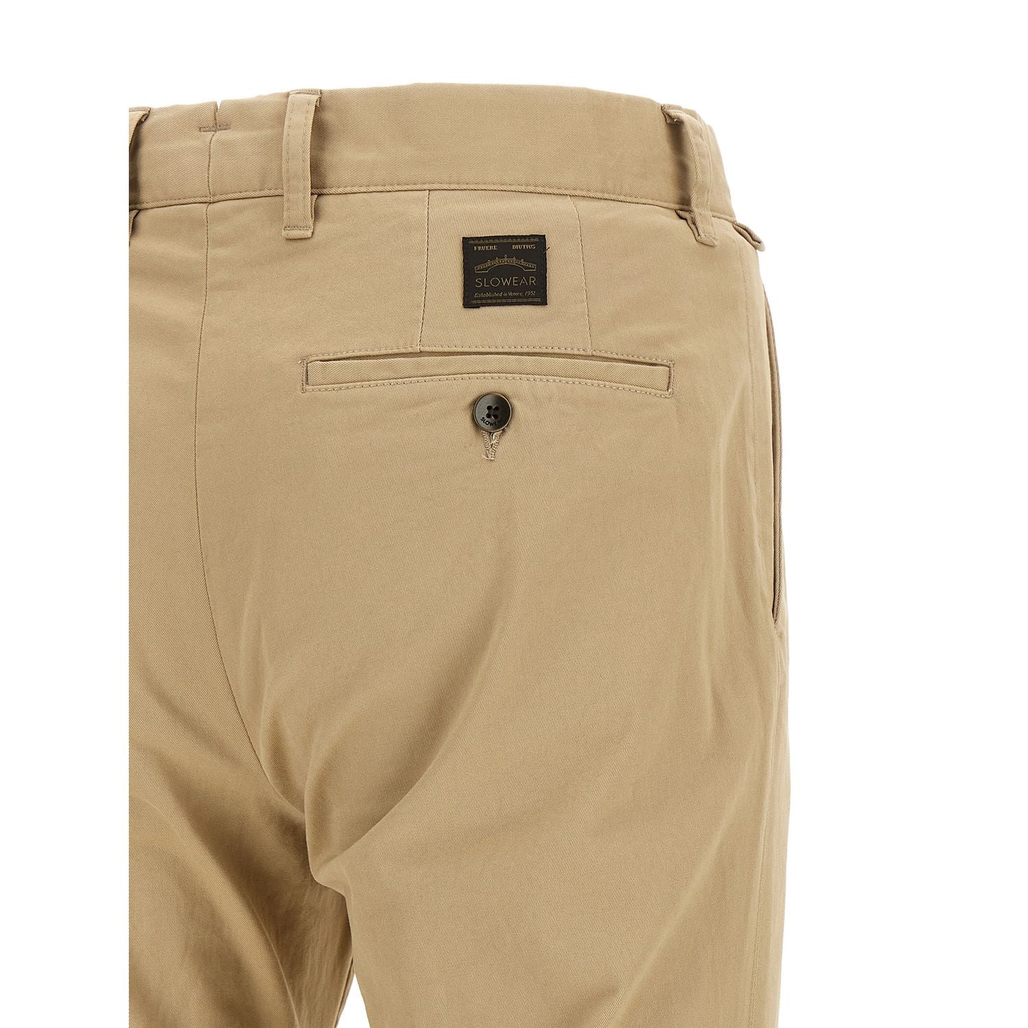 Incotex Beige Cotton Chino Pants