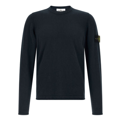 Stone Island Blue Cotton Cardigan