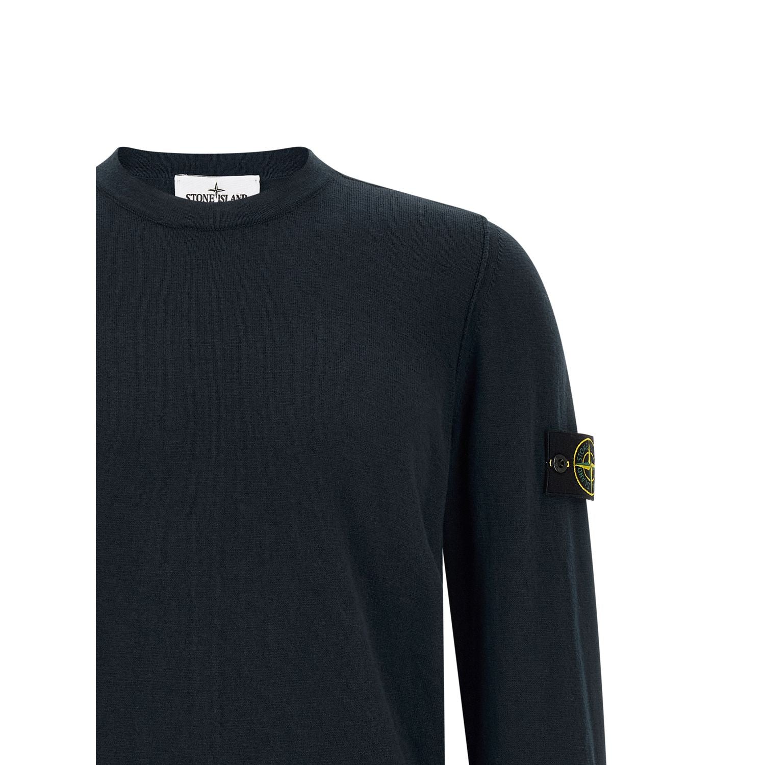 Stone Island Blue Cotton Cardigan
