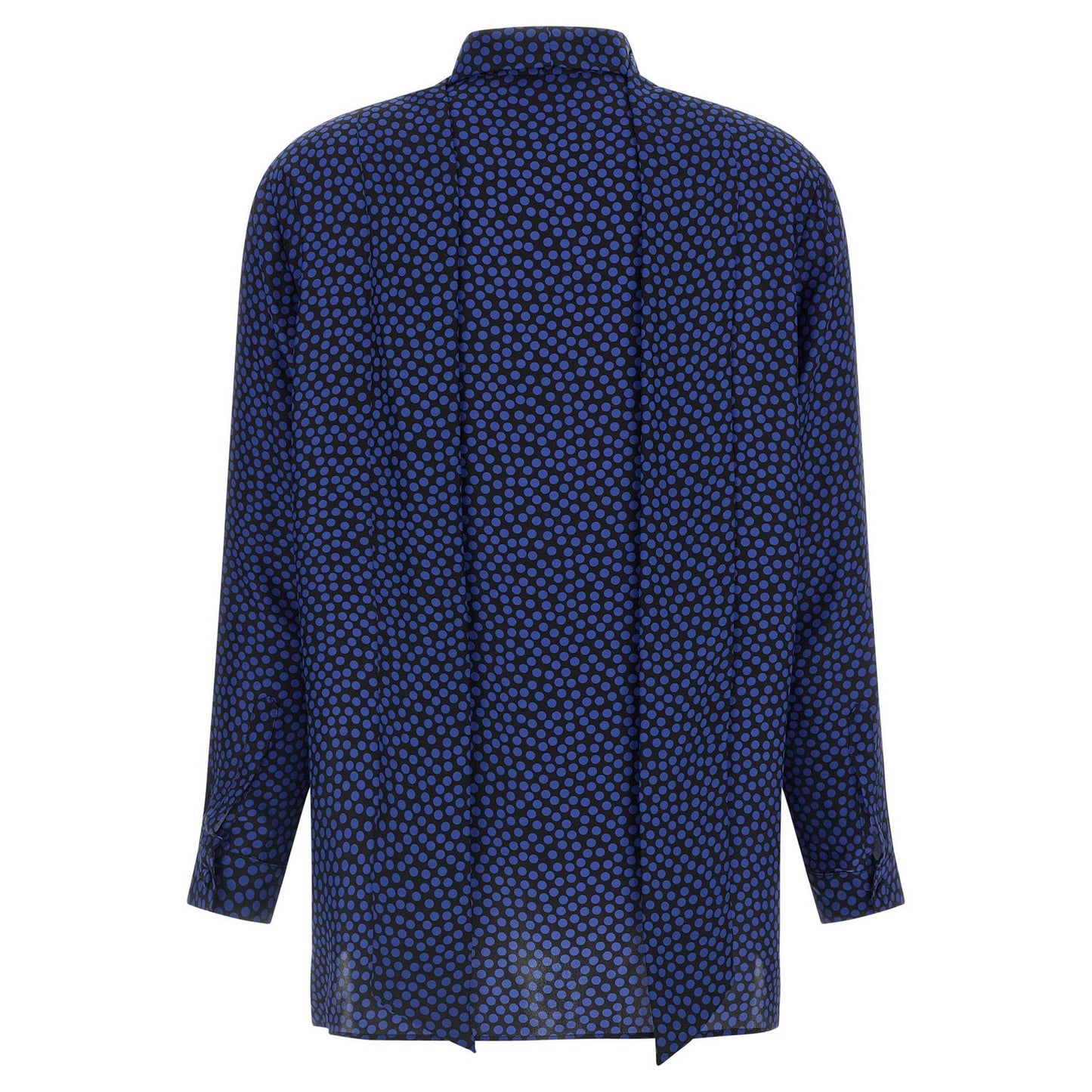 Gianluca Capannolo Blue Silk Blouse