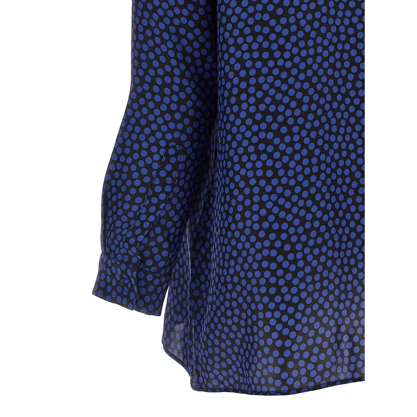 Gianluca Capannolo Blue Silk Blouse