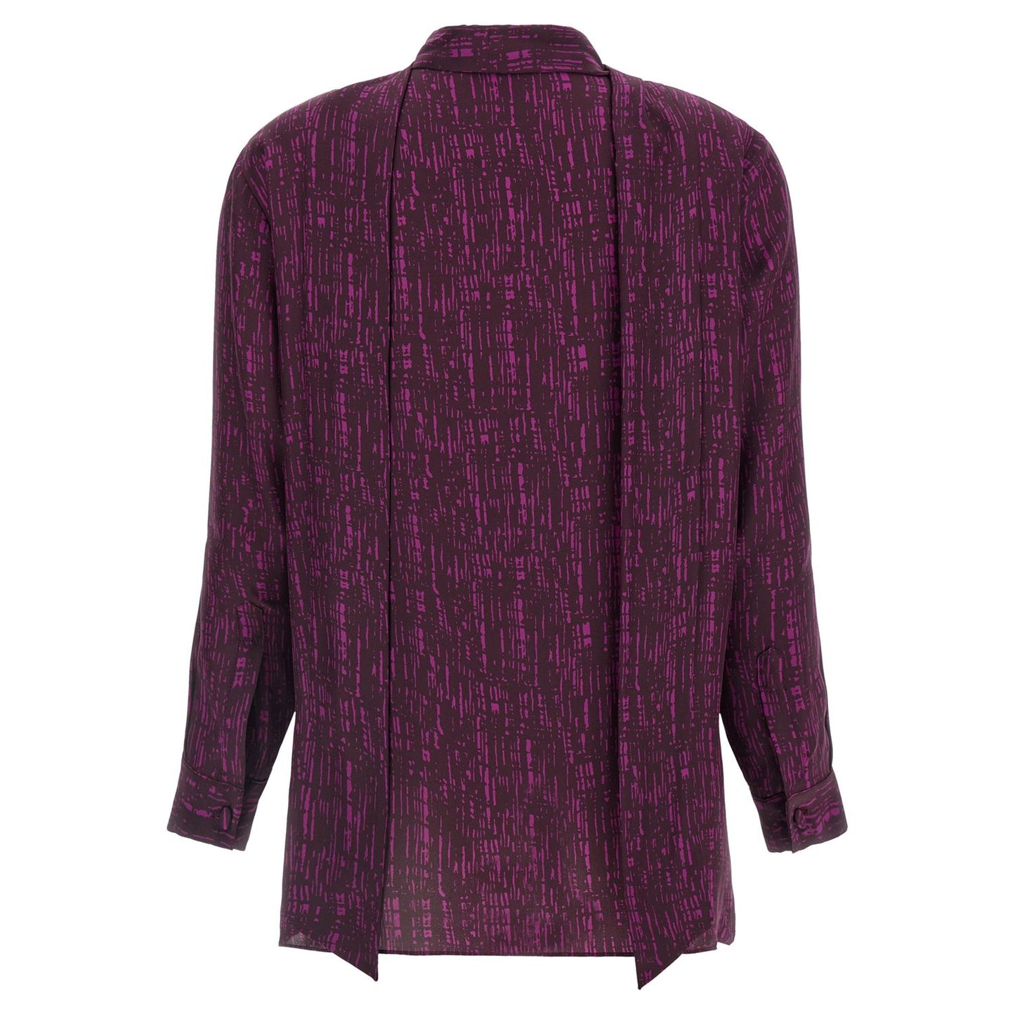 Gianluca Capannolo Purple Silk Blouse
