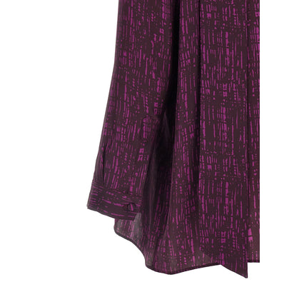 Gianluca Capannolo Purple Silk Blouse