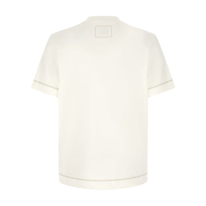 Fendi White Cotton T-Shirt