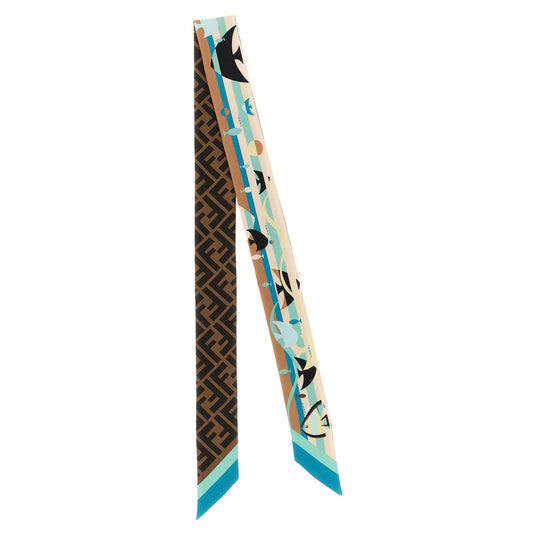 Fendi Multicolor Silk Foulard
