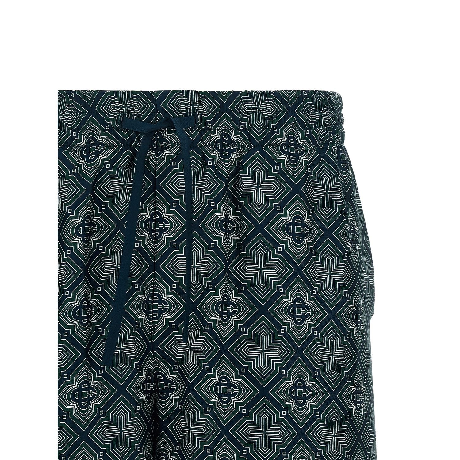 Casablanca Multicolor Silk Bermuda Shorts