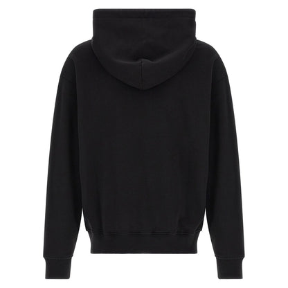 Palm Angels Black Cotton Sweatshirt