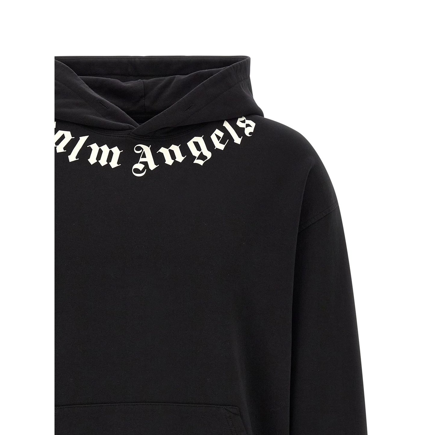 Palm Angels Black Cotton Sweatshirt
