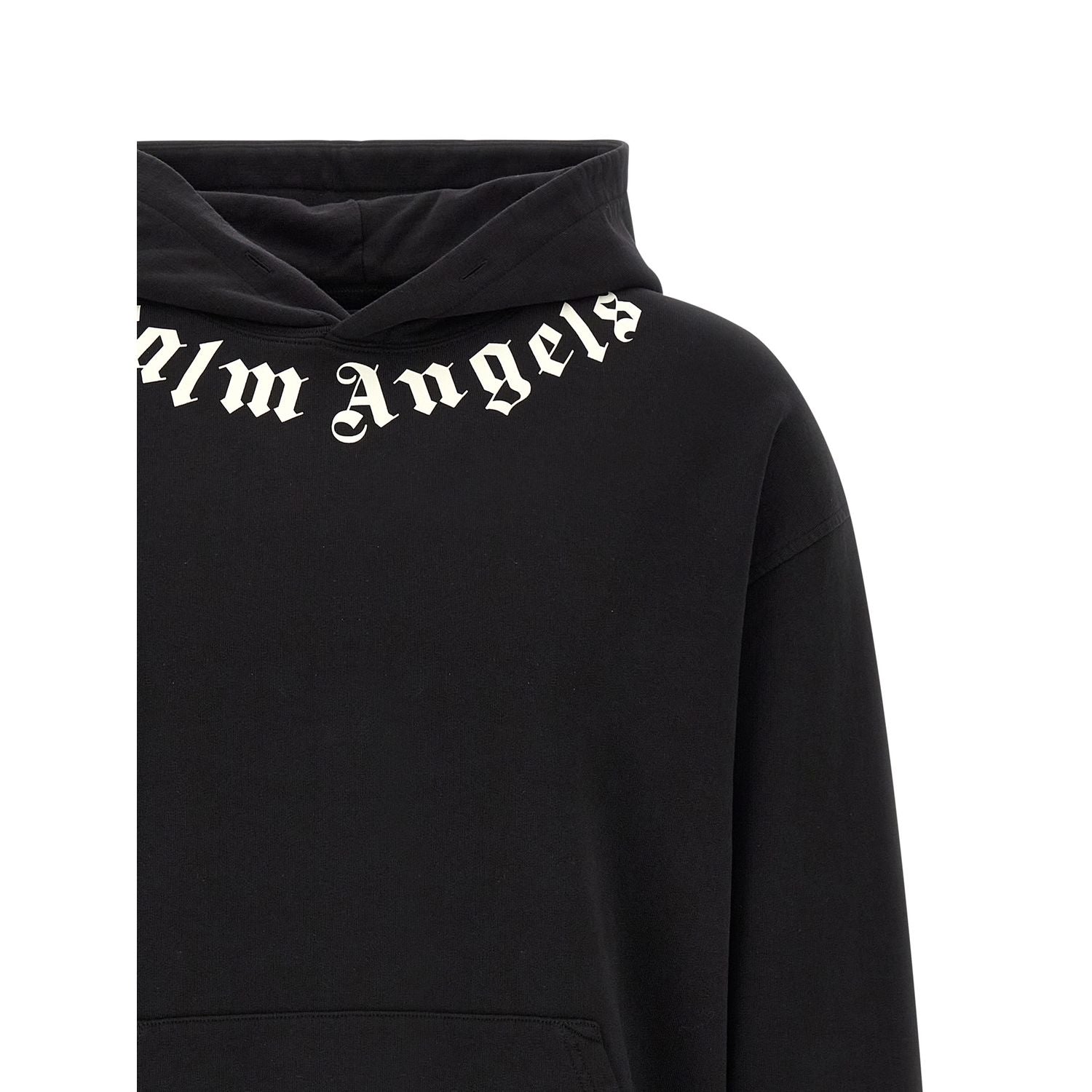 Palm Angels Black Cotton Sweatshirt