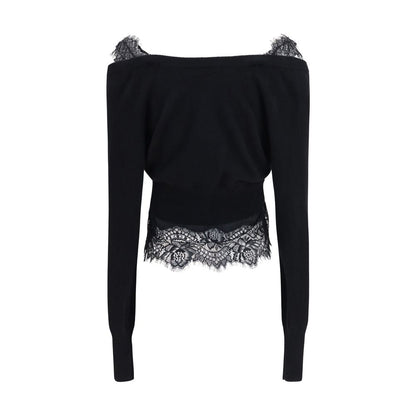 Ermanno Scervino Black Cashmere Cardigan