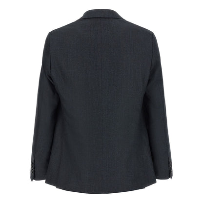 Pal Zileri Gray Polyester Two-Piece Suit