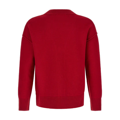 Ami Paris Multicolor Wool Cardigan