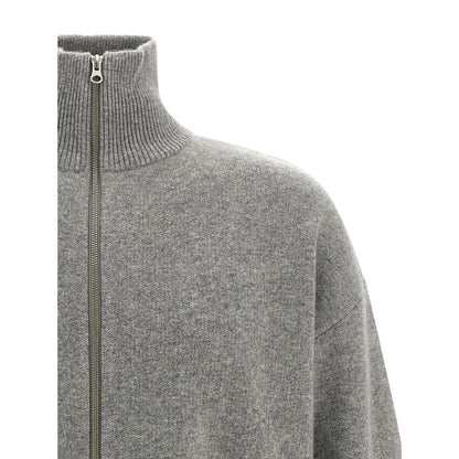 Extreme Cashmere Gray Cashmere Cardigan