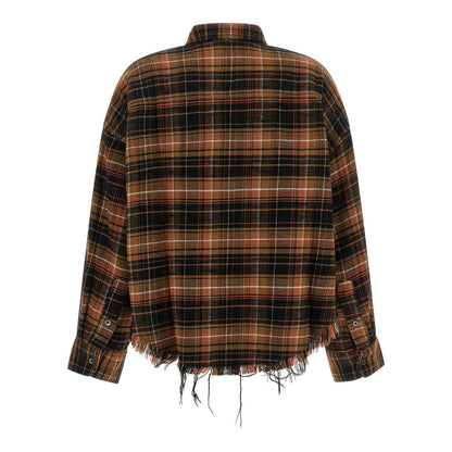 R13 Brown Cotton Blouse
