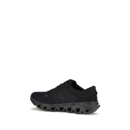 ON Black Recycled Polyester Athletic Sneakers