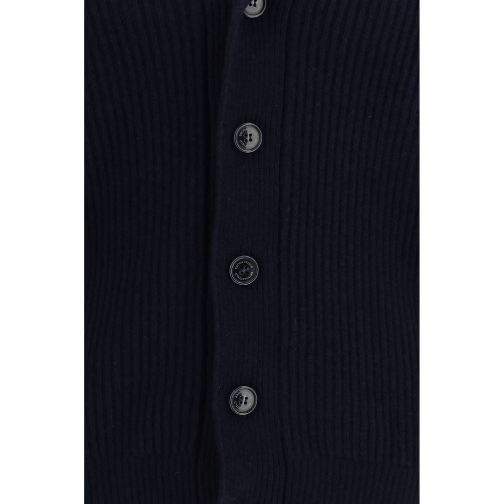 Brooksfield Blue Wool Oves Aries Sweatshirt