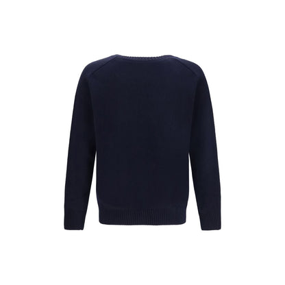 Brooksfield Blue Wool Oves Aries Sweatshirt